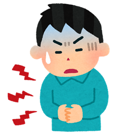 イラスト（腹痛）