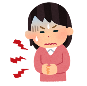 イラスト（腹痛02）
