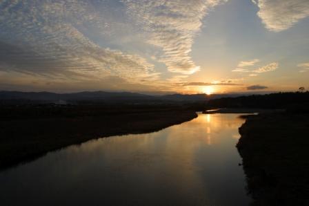 夕焼けの球磨川.jpg 夕焼けの球磨川.jpg